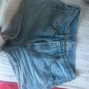 Levi's 501 Classic Blue Denim Shorts